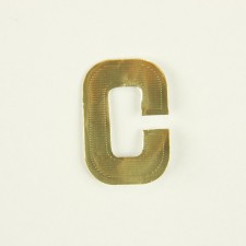 1 3/8" C BLOCK LETTER 25/PKG