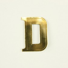 D BLOCK LETTER X25PC GOLD