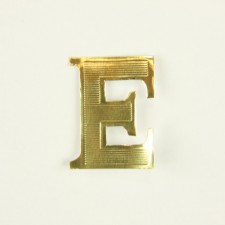 1 3/8" E BLOCK LETTER 25/PKG