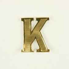 K BLOCK LETTER X25PC GOLD
