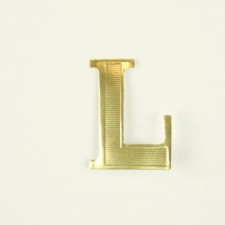 L BLOCK LETTER X25PC GOLD