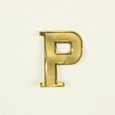 P BLOCK LETTER X25PC GOLD