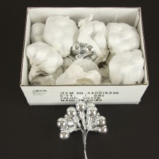 20MM STEM BALL X144 SILVER