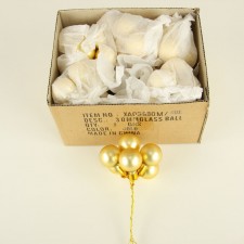 30MM MATTE STEM BALL X72 GOLD