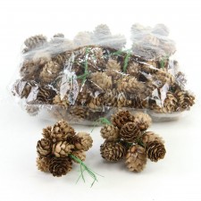 1"CONE NATURAL W/WIRE 144/BG