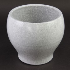 8.5"X7.25"QUIMBY POT GRAY