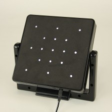 7"SQ.WHITE BASE W/PIVOT A4