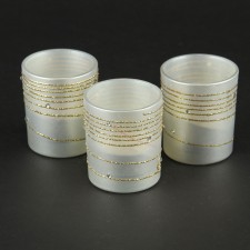 2"IVY GLS HLDR/T-LITE 3/PKG