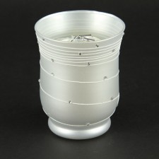 3.6"IRID SWRL GLS HLDR W/CNDL