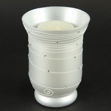 4.4"IRID SWRL GLS HDLR W/CNDL
