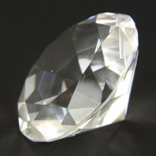 3.1" CLEAR CRYSTAL DIAMOND
