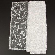 25"X3YD LE SHR/FLOCKED FLORAL