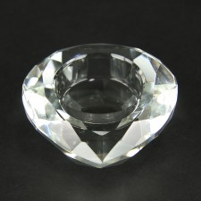 CLEAR DIAMOND GLASS HOLDER