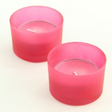3"X2.5"FRST.GLSS T-LITE 2/PKG