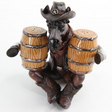 HORSE W/BRRL/SALT/PEPP.3/SET
