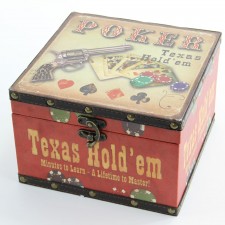 TEXAS HOLD'EM LEATHER BOX S2