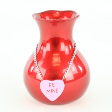 5.5"X4" HEART CANDY VASE