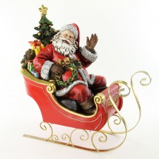 27X28" SANTA ON SLEIGH