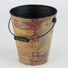 8"X7"METAL ROUND BUCKET S1