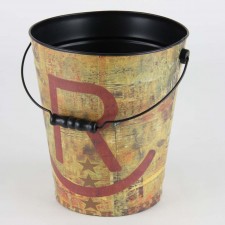 9"X8" METAL ROUND BUCKET S2