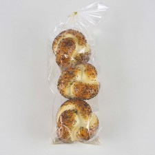 2.8" PU BREAD 6PC/BG