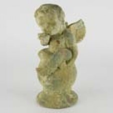 17" KISSING ANGEL STATUE
