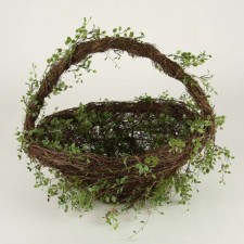 14"X16"MINI LEAF BASKET GREEN