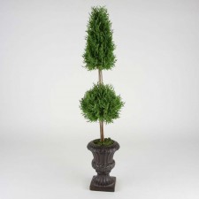 31"CLS.CONE/BALL CEDAR TOPIARY