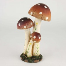 13" RESIN MUSHROOM FIG.