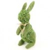 Shinoda Design Center 14-moss-burlap-rabbit-w-bow