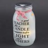 GLSS LGHTUP TEACHER CNDL DECO Shinoda Design Center glss-lghtup-teacher-cndl-deco