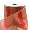 Shinoda Design Center 4-x10yd-met-sq-check-red-a4