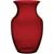 8" ROSE VASE RUBY 6/CS