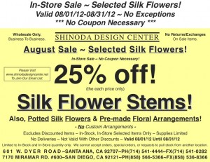 Store Sale Silk Flower Stems Potted Silk Flowers Store Sale Silk Flower Stems Potted Silk Flowers