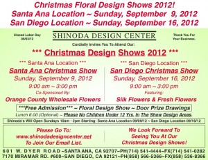 Christmas Floral Design Shows 2012