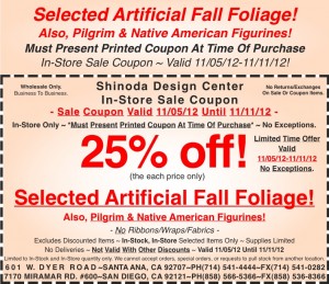 Sale_Coupon_25_off_Artificial_Fall_Foliage_Pilgrams_Native_American_Figurines_110512