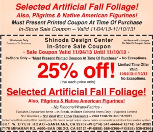 Sale_Coupon_25_off_Artificial_Fall_Foliage_Pilgrams_Native_American_Figurines_110413