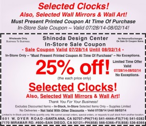 Sale_Instore_Coupon_Selected_Clocks_WallMirrors_WallArt_072814