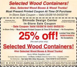 Sale_Coupon_25_off_Wood_Containers_Boxes_Trunks_032816