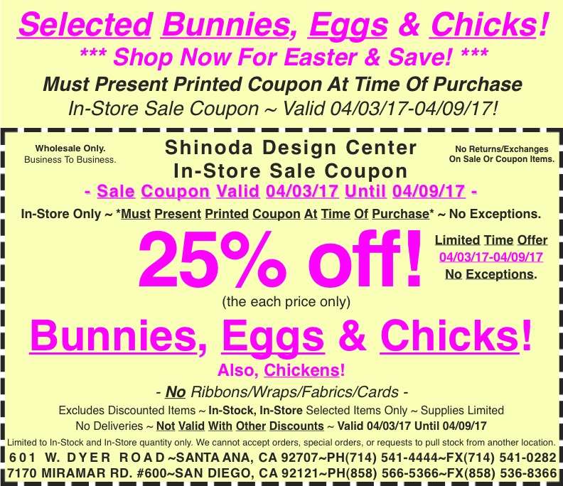 Sale_Instore_Coupon_Selected_Bunnies_Eggs_Chicks_040317