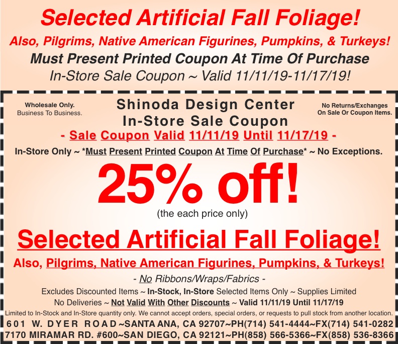 Sale_Coupon_25_off_Artificial_Fall_Foliage_Pilgrams_111118